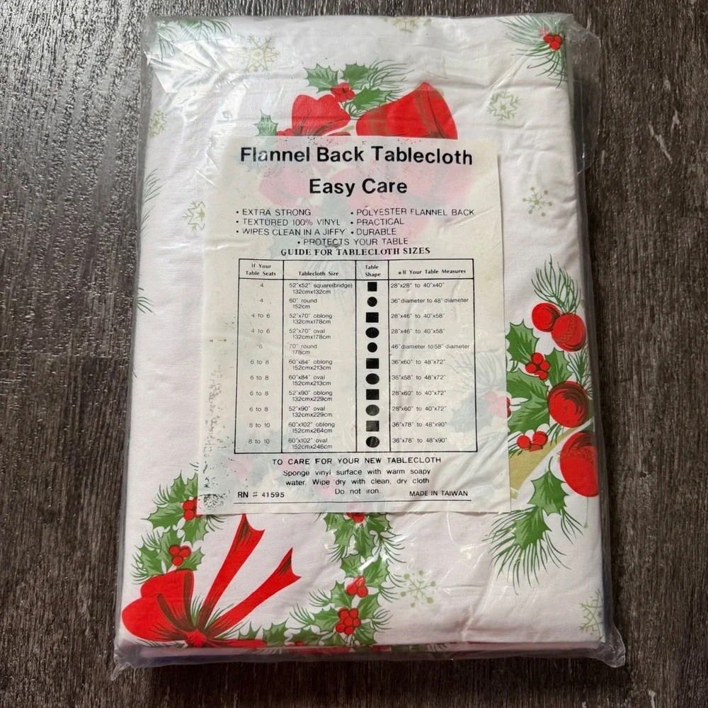 Christmas festive tablecloth